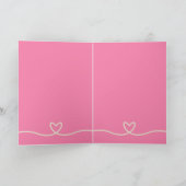 Ik hou van je romantische Valentijnsdag Kaart (Binnen)