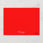 'Ik hou van je' romantische woorden Briefkaart (Achterkant)