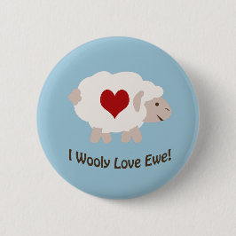 Ik hou van je! ronde button 5,7 cm