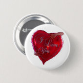 Ik hou van je ronde button 5,7 cm (Voorkant /achterkant)