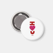 Ik hou van je Ronde Magnet (Voorkant / Achterkant)