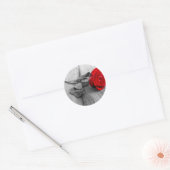 Ik hou van je ronde sticker (Envelop)