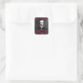 Ik hou van je... ronde sticker (Tas)