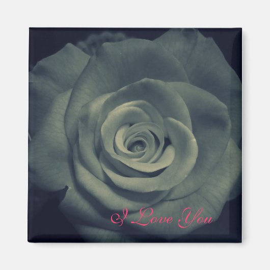 Ik hou van je - Roos- magneet (Voorkant)