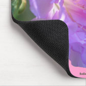 Ik hou van je roze Azalea Flower Photo Mousepad Muismat (Hoek)