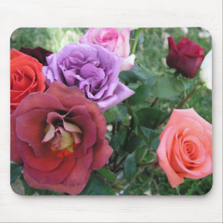 Ik hou van je rozen tuinmousepad muismat