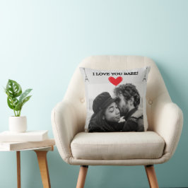 Ik hou van je, schatje kussen een geschenk voor ko