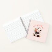 Ik hou van je Schattige Panda Moederdag cadeau Notitieboek (Binnen)