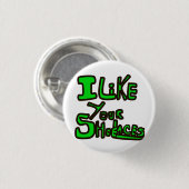 Ik hou van je schoenenknop ronde button 3,2 cm (Voorkant /achterkant)