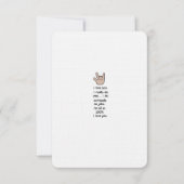 Ik hou van je ...serieus. Kaart (Voorkant)