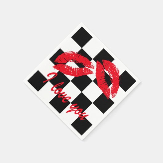 Ik hou van je servet (Hoek)