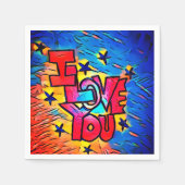 Ik hou van je servet (Voorkant)