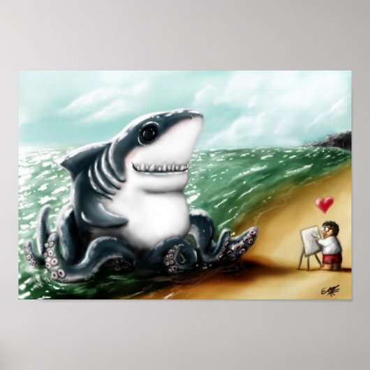 Ik hou van je, Sharktopus Poster (Voorkant)