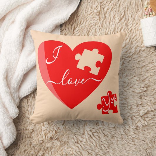 Ik hou van je Sierkussen (Deken)