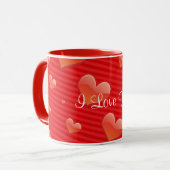 Ik hou van je sjabloon mok (Voorkant links)