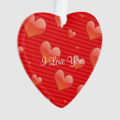 Ik hou van je sjabloon ornament (voorkant)