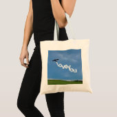 Ik hou van je skywriting tote bag (Voorkant (product))