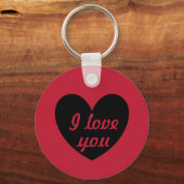 "Ik hou van je" Sleutelhanger (Voorkant)