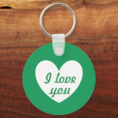 "Ik hou van je" Sleutelhanger (Voorkant)