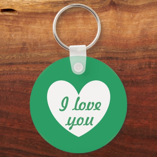 "Ik hou van je" Sleutelhanger (Voorkant)