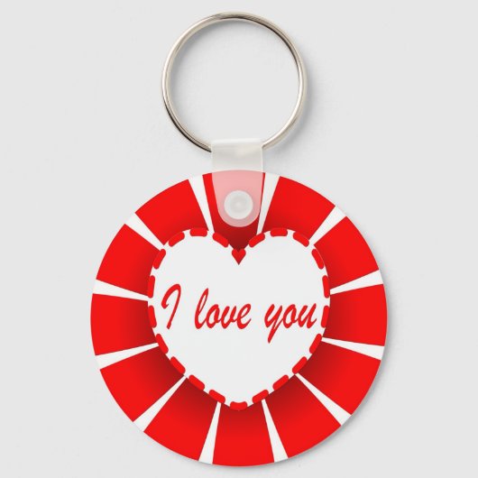 Ik hou van je sleutelhanger (Voorkant)