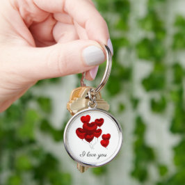 Ik hou van je sleutelrol sleutelhanger