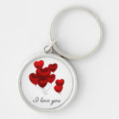 Ik hou van je sleutelrol sleutelhanger (Voorkant)