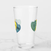 Ik hou van je Snoep Valentijn Glas (Links)