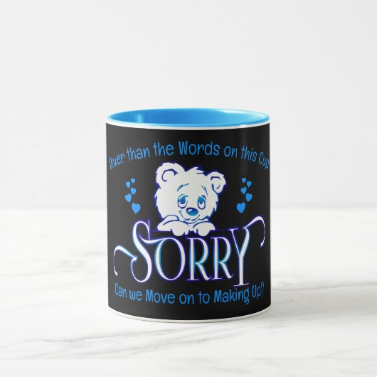 Ik hou van je SORRY Mok (Midden)