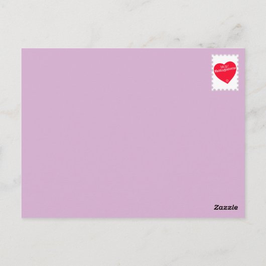 Ik hou van je speciale Jubileum Briefkaart (Achterkant)