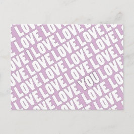 Ik hou van je speciale Jubileum Briefkaart