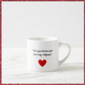 Ik hou van je specialiteit espresso kop