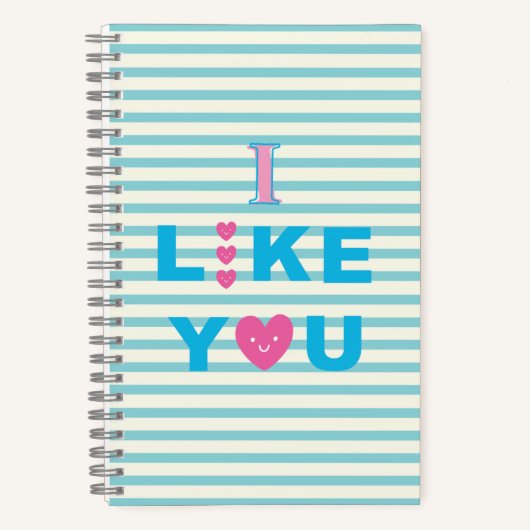 Ik hou van je spiraal Notitieboek (Voorkant)