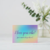 "Ik hou van je stam" Kaarten die dit doen Visitekaartje (Staand voorkant)