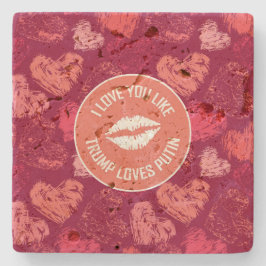 IK HOU VAN JE... STENEN ONDERZETTER