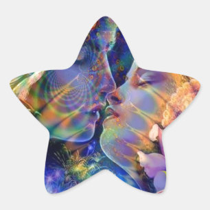 Ik hou van je ster sticker