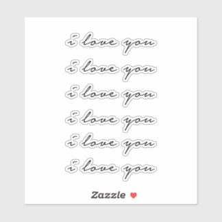 Ik hou van je sticker