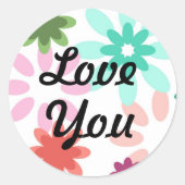 Ik hou van je sticker (Voorkant)