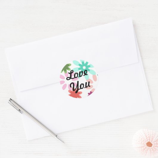 Ik hou van je sticker (Envelop)