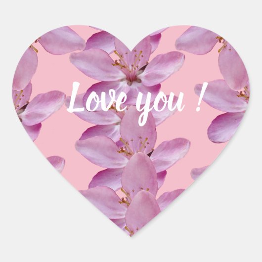 Ik hou van je Sticker (Voorkant)
