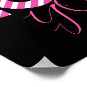 Ik hou van je stijlvolle Trendy Chic Girly Font Sc Poster (Hoek)