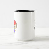 Ik hou van je | Straatkunst Urban Heart — Geperson Mok (Midden)