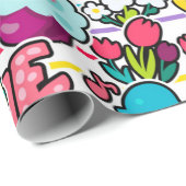 Ik hou van je subway Art Pattern Cadeaupapier (Rol Hoek)