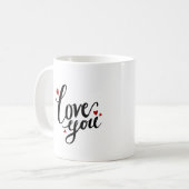 Ik hou van je Sweet Design Koffiemok (Voorkant links)