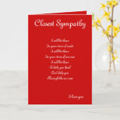 Ik hou van je sympathie wenskaarten kaart (Gele Bloem)