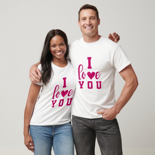 Ik hou van je t-shirt (Unisex)