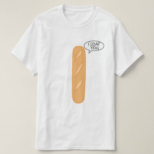 Ik hou van je t-shirt (Design voorkant)