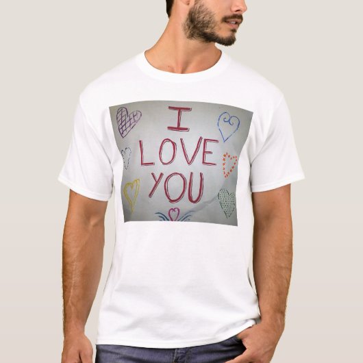 Ik hou van je t-shirt (Voorkant)