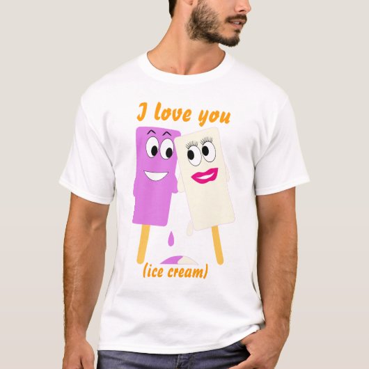 Ik hou van je t-shirt (Voorkant)