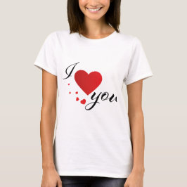 Ik hou van je t-shirt